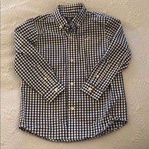Boys Navy/White Vineyard Vines button-down shirt